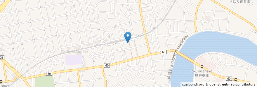 Mapa de ubicacion de たみちゃん en 일본, 도쿄도, 葛飾区.