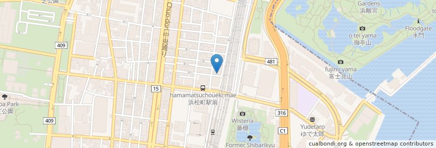 Mapa de ubicacion de 浜松町第一クリニック en Jepun, 東京都, 港区.