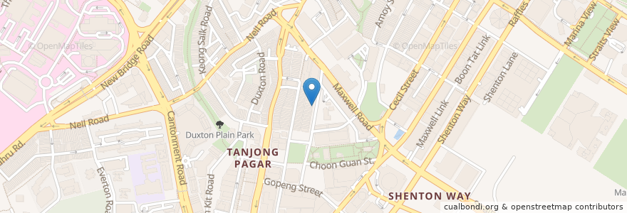 Mapa de ubicacion de Fat Prince en Singapur, Central.