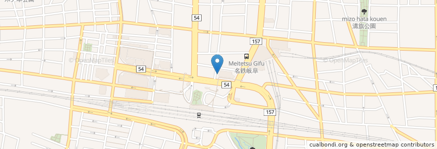 Mapa de ubicacion de 郵便ポスト en Japan, Gifu Prefecture, Gifu.