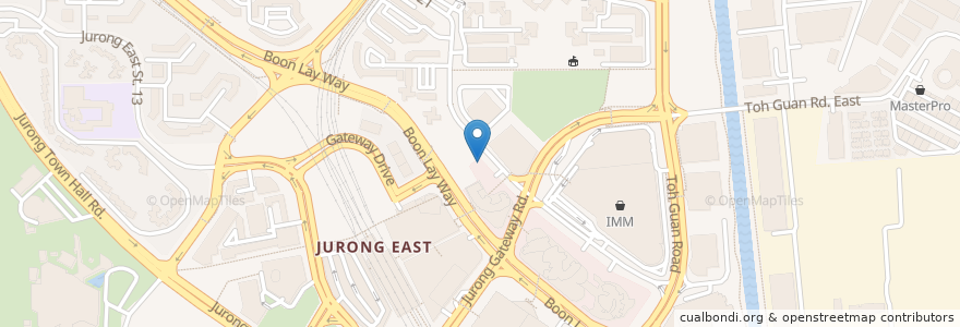 Mapa de ubicacion de Ng Teng Fong General Hospital en 新加坡, 西南区.