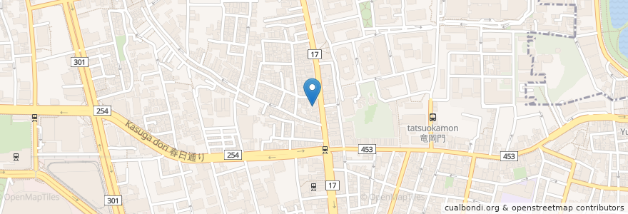 Mapa de ubicacion de グレース横山歯科医院 en Japonya, 東京都, 文京区.