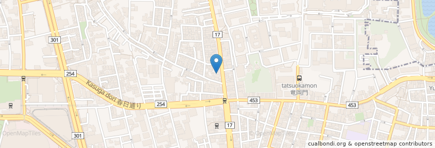Mapa de ubicacion de いたがき歯科クリニック en 日本, 東京都, 文京区.