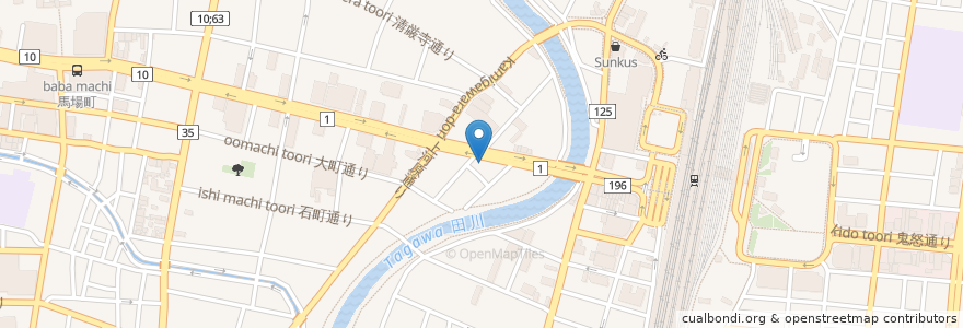 Mapa de ubicacion de VAN en 日本, 栃木県, 宇都宮市.