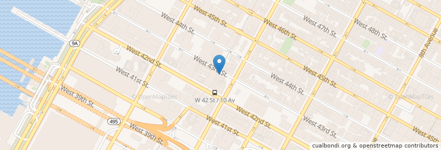 Mapa de ubicacion de Hertz (PERMANENTLY CLOSED) en 미국, 뉴욕, New York, New York County, Manhattan, Manhattan Community Board 4.