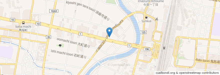 Mapa de ubicacion de 勝丸水産 en Japan, Präfektur Tochigi, 宇都宮市.