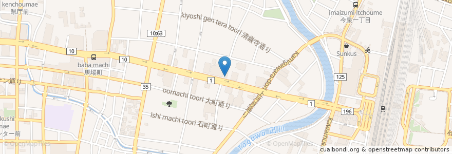 Mapa de ubicacion de 平成薬局 en Japan, Präfektur Tochigi, 宇都宮市.