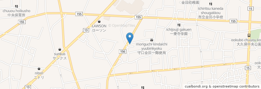 Mapa de ubicacion de スナック園 en Japão, 大阪府, 守口市.