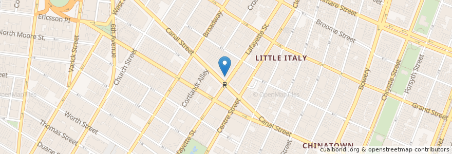 Mapa de ubicacion de Kaigo Coffee Room en 美利坚合众国/美利堅合眾國, 纽约州 / 紐約州, 纽约, 纽约县, Manhattan, Manhattan Community Board 2.