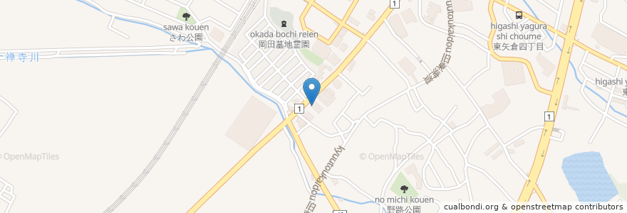 Mapa de ubicacion de 得得うどん en Jepun, 滋賀県, 草津市.