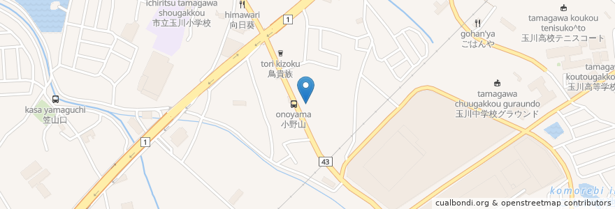 Mapa de ubicacion de 麺ism en 日本, 滋賀県/滋賀縣, 草津市.