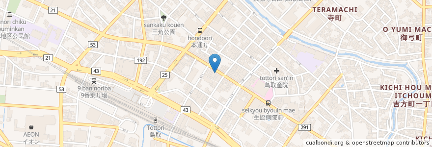 Mapa de ubicacion de DNA en ژاپن, 鳥取県, 鳥取市.