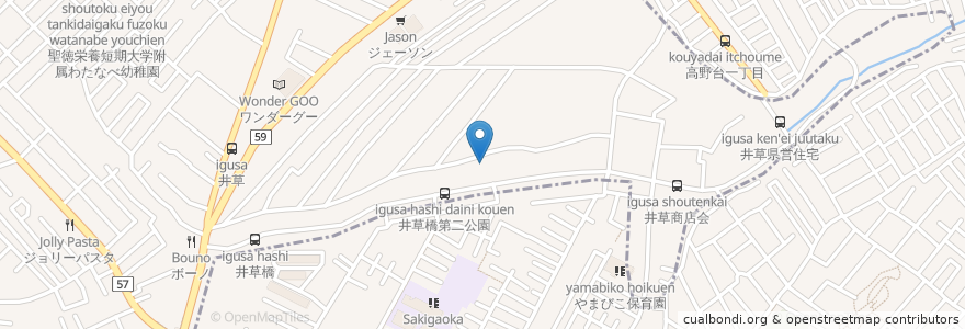 Mapa de ubicacion de 鎌ヶ谷ライフタウン集会所 en 日本, 千葉県, 鎌ケ谷市, 船橋市.
