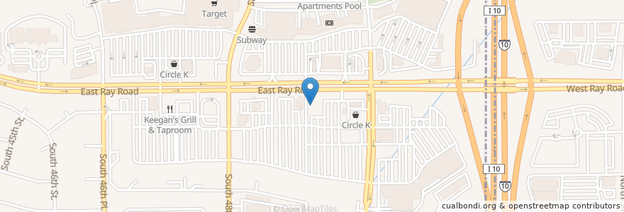 Mapa de ubicacion de Modern Market en ایالات متحده آمریکا, آریزونا, Maricopa County, Phoenix.