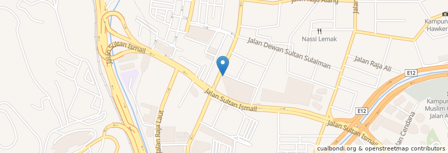 Mapa de ubicacion de Kudu Bin Abdul en Malesia, Selangor, Kuala Lumpur.