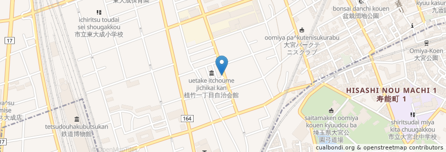 Mapa de ubicacion de 彩とり鶏 en Giappone, Prefettura Di Saitama, さいたま市, 北区.