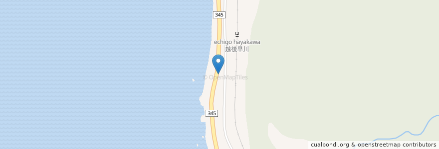 Mapa de ubicacion de すがい薬局 en Jepun, 新潟県, 村上市.