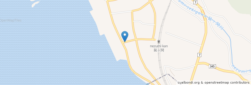 Mapa de ubicacion de 鮨処　朝日屋 en Japonya, 山形県, 鶴岡市.