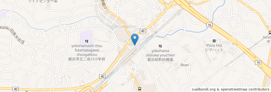 Mapa de ubicacion de ハックドラッグ en Japonya, 神奈川県, 横浜市, 旭区.