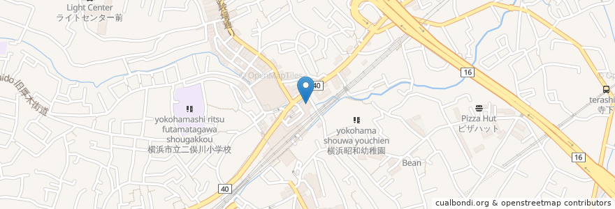 Mapa de ubicacion de 三井住友銀行 en Japon, Préfecture De Kanagawa, 横浜市, 旭区.