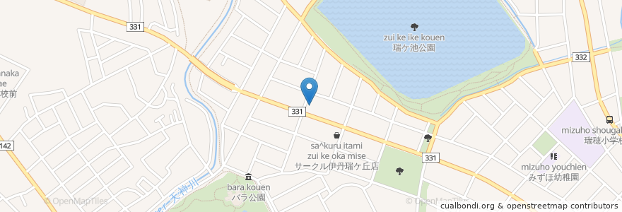 Mapa de ubicacion de こんどう歯科 en اليابان, 兵庫県, 伊丹市.
