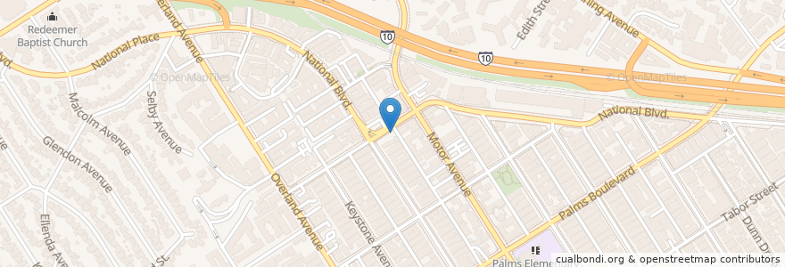Mapa de ubicacion de Kotoya Ramen en 미국, 캘리포니아주, Los Angeles County, 로스앤젤레스.