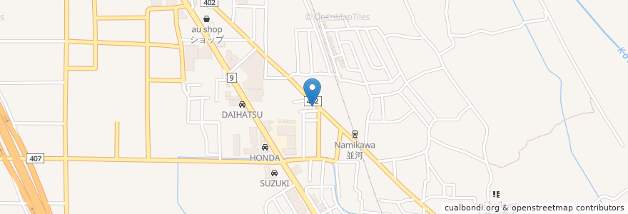 Mapa de ubicacion de 創作ダイニング ないん en 日本, 京都府, 亀岡市.