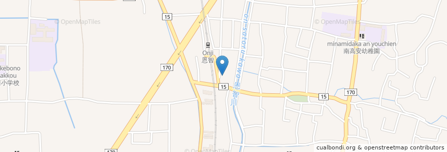 Mapa de ubicacion de バー・ハピネス en 일본, 오사카부, 八尾市.