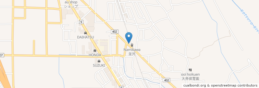 Mapa de ubicacion de Gold King en Japón, Prefectura De Kioto, 亀岡市.