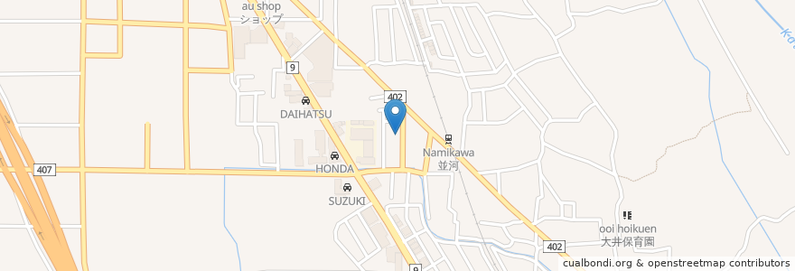 Mapa de ubicacion de アンジィ en Japonya, 京都府, 亀岡市.