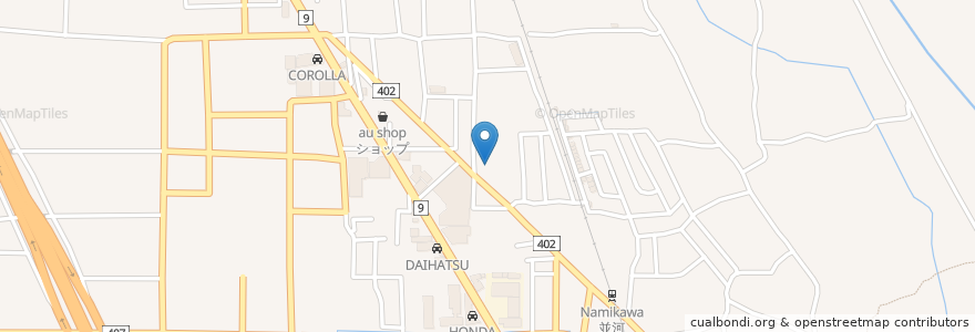 Mapa de ubicacion de 小野歯科医院 en 日本, 京都府, 亀岡市.