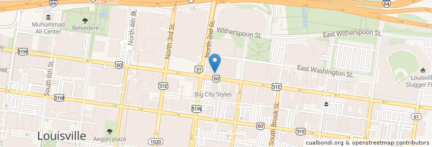 Mapa de ubicacion de O'Shea's Public House en United States, Kentucky, Jefferson County, Louisville.