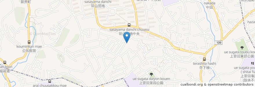 Mapa de ubicacion de パブスナック　ベル en ژاپن, 神奈川県, 横浜市, 保土ヶ谷区.