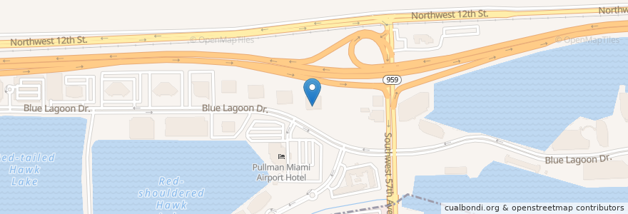Mapa de ubicacion de People’s Alliance Federal Credit Union en États-Unis D'Amérique, Floride, Comté De Miami-Dade.