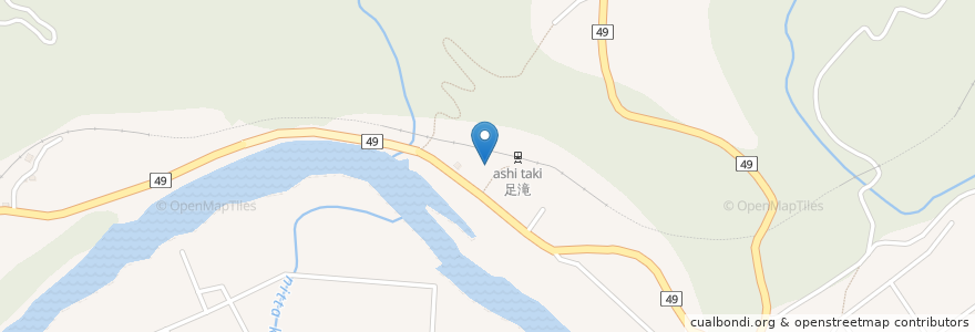 Mapa de ubicacion de 十二八天宮 en Japonya, 新潟県, 中魚沼郡, 津南町.