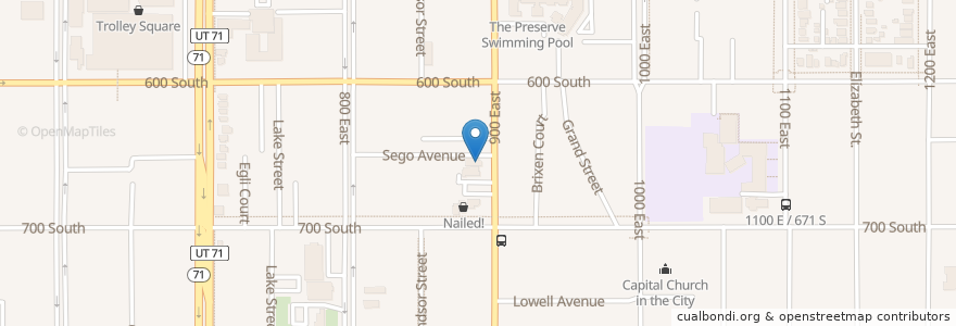 Mapa de ubicacion de Pregnancy Resource Center en Verenigde Staten, Utah, Salt Lake County, Salt Lake City.