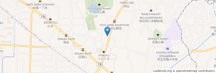 Mapa de ubicacion de サーフサイド en 日本, 大阪府, 池田市.