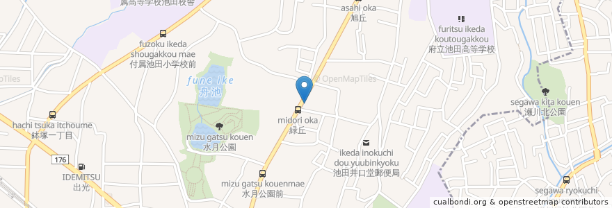 Mapa de ubicacion de 中條歯科医院 en 일본, 오사카부, 池田市.
