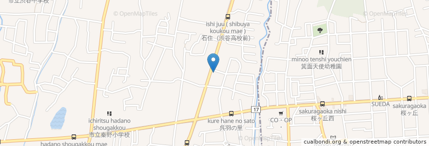 Mapa de ubicacion de 夢薬局 en Japão, 大阪府, 池田市.