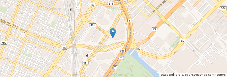 Mapa de ubicacion de マクドナルド en Japon, Tokyo, 港区.
