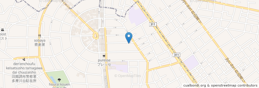 Mapa de ubicacion de さかもとクリニック en اليابان, 東京都, 世田谷区.
