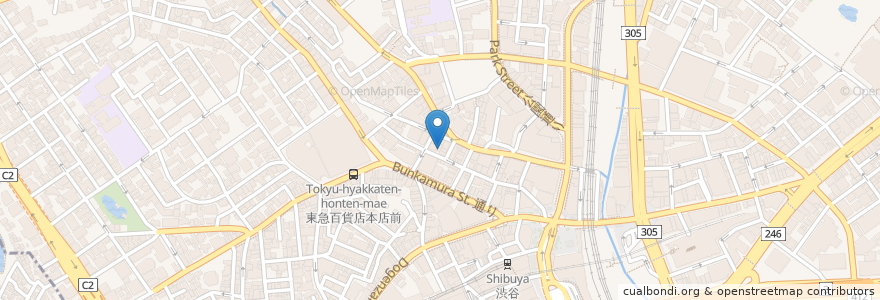 Mapa de ubicacion de Shibuya Gyoza en Japón, Tokio, Shibuya.