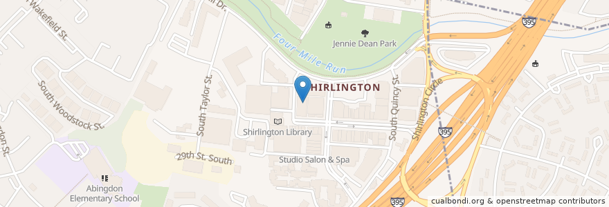 Mapa de ubicacion de Ichiban Sushi & Ramen en 미국, 버지니아, Arlington County, Arlington.