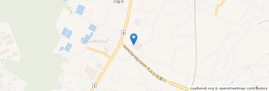 Mapa de ubicacion de CGCリンクATM en Japonya, 茨城県, 日立市.