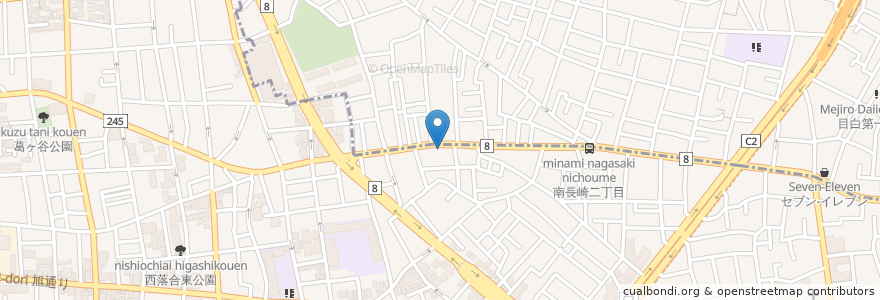Mapa de ubicacion de トラジ en 日本, 东京都/東京都, 新宿区/新宿區.
