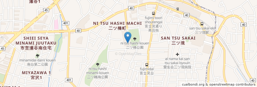 Mapa de ubicacion de 瀬谷公会堂 en Япония, Канагава, Йокогама, Сэйя.