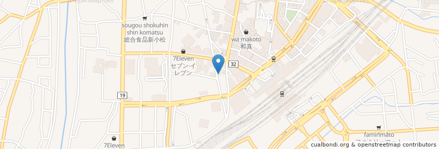 Mapa de ubicacion de 一膳めしや en 日本, 長野県, 長野市.
