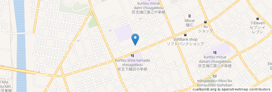 Mapa de ubicacion de 総愛診療所 en 日本, 東京都, 江戸川区.