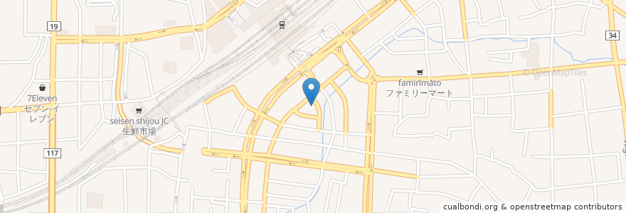 Mapa de ubicacion de ピザーラ en 일본, 나가노현, 長野市.