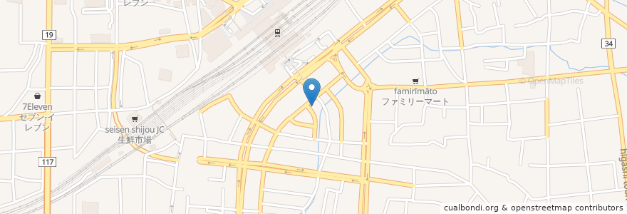 Mapa de ubicacion de ぜんこう en Japonya, 長野県, 長野市.